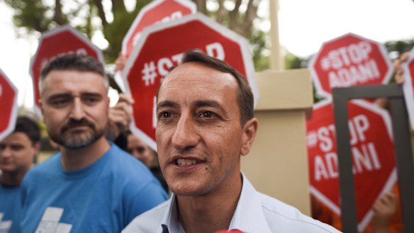 Liberal Party candidate Dave Sharma faced questions during the campaign about the government's commitment to climate change policies. 