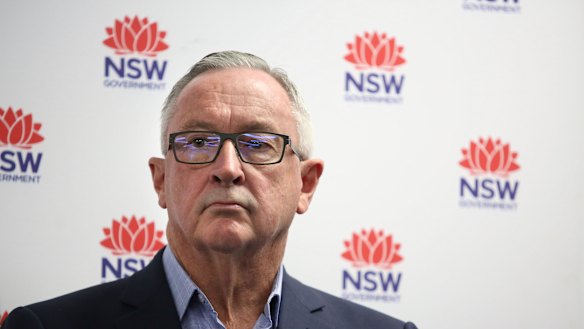 NSW Health Minister Brad Hazzard. 