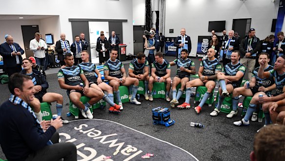 In his element: Fittler is still in the prime of his youth in coaching terms.