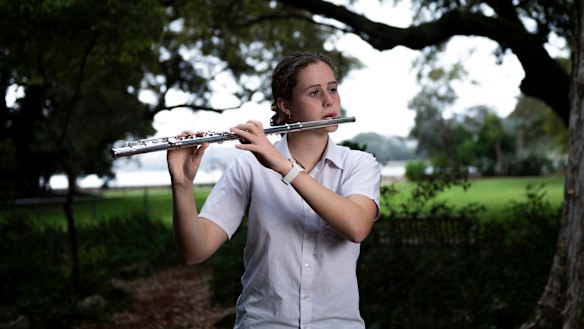 Emily Thornton, 18, is a year 12 student at the Conservatorium High School.