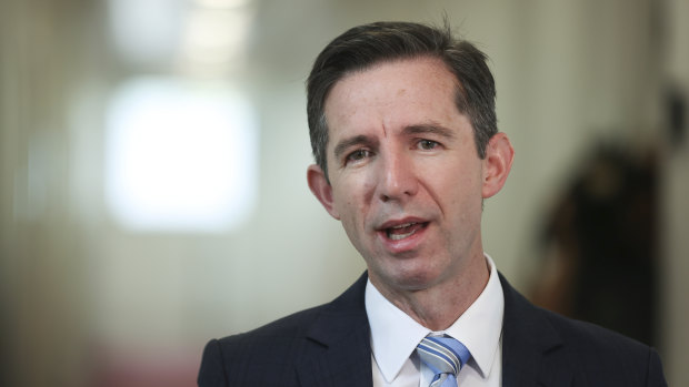 Trade Minister Simon Birmingham 