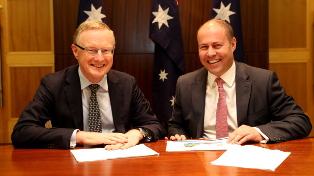 The RBA governor and Treasurer met in Melbourne on Thursday.