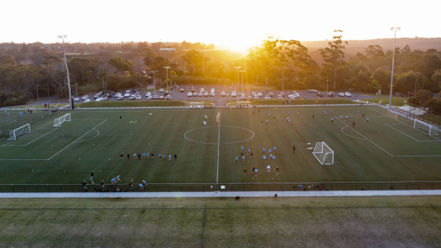 Northern Suburbs Football Association chief executive Kevin Johnson said spectators at the North Turramurra Recreation Area were forced to stand or sit on a hill exposed to bad weather.