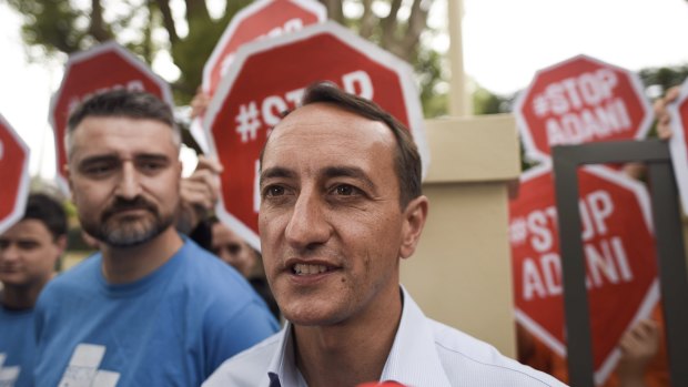 Liberal Party candidate Dave Sharma faced questions during the campaign about the government's commitment to climate change policies. 