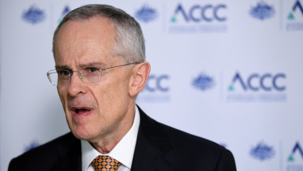 ACCC chairman Rod Sims says allowing companies to temporarily co-operate is efficient in a crisis such as a pandemic.