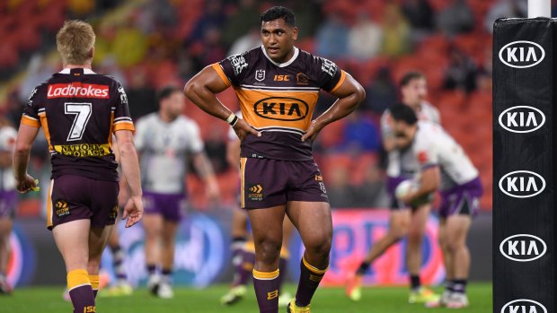 Tevita Pangai jnr is on the move. He will make a pit-stop at the Panthers before joining the Bulldogs.