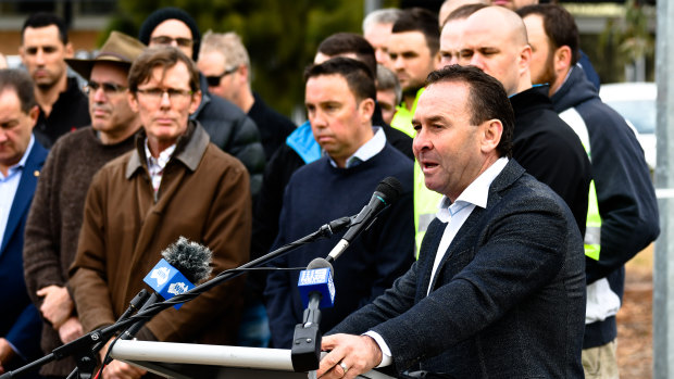 Canberra Raiders coach Ricky Stuart at the launch of the Emma Ruby House respite centre.