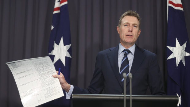 Attorney-General Christian Porter said the 1600-page Richardson review identified a gap in the national security laws.