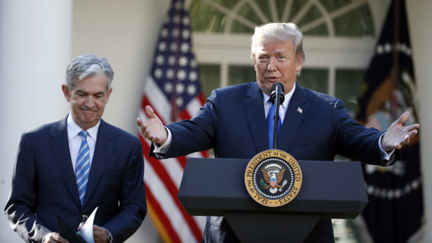 Donald Trump has been a frequent critic of Fed chief Jerome Powell. 