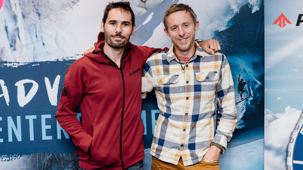 US climbers Tommy Caldwell and Kevin Jorgeson.