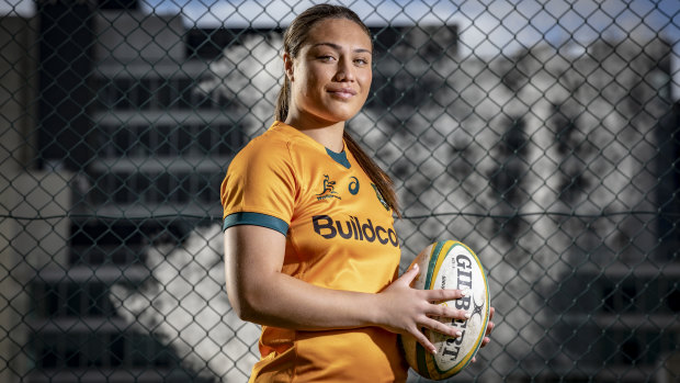 Making hard things look easy: Bienne Terita is off to a flying start in Test rugby.