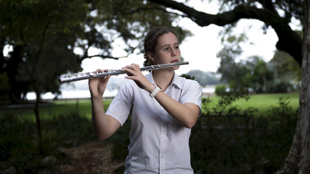 Emily Thornton, 18, is a year 12 student at the Conservatorium High School.