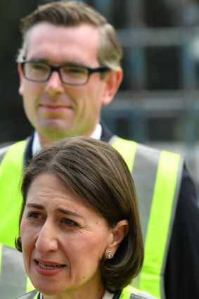 NSW Treasurer Dominic Perrottet and Premier Gladys Berejiklian.