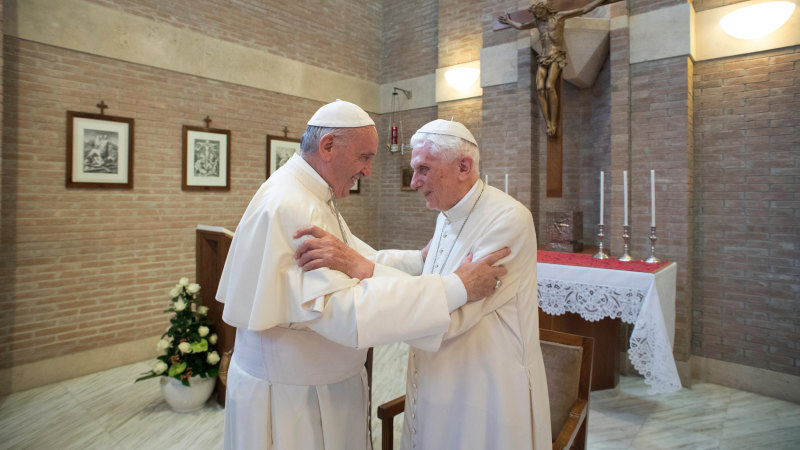 Pope accuses critics of exploiting Pope Benedict’s death