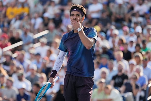 Musetti was a quarter-finalist at last year’s US Open.