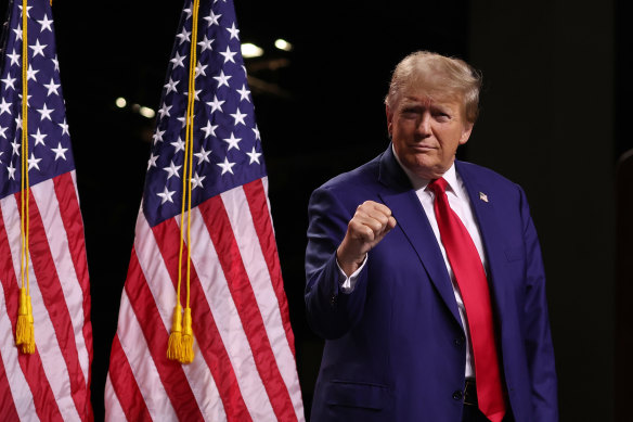 Donald Trump at a campaign rally in Nevada this month.