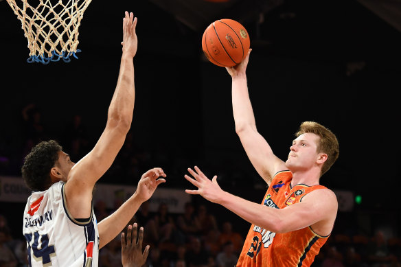 Adelaide thwarted a career-high night from Sam Waardenburg (26 points) as Cairns fell just short in their third game in six days.
