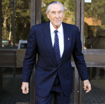 Richard Woolcott, who was Australia’s ambassador to Indonesia in 1975, at the Glebe Coronors Court in 2007 where he gave evidence at the Balibo 5 inquest.