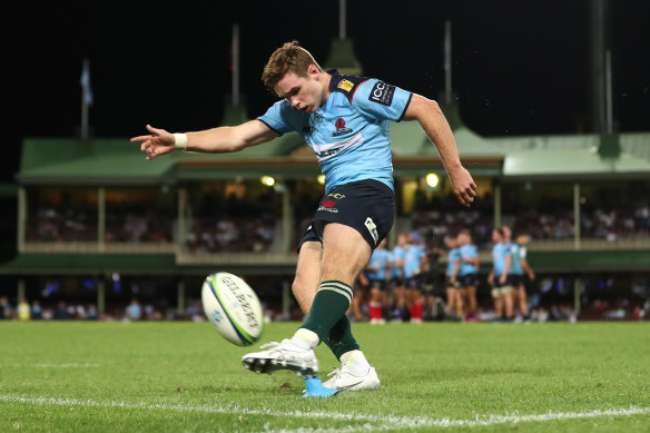 Will Harrison playing for the Waratahs in 2021.
