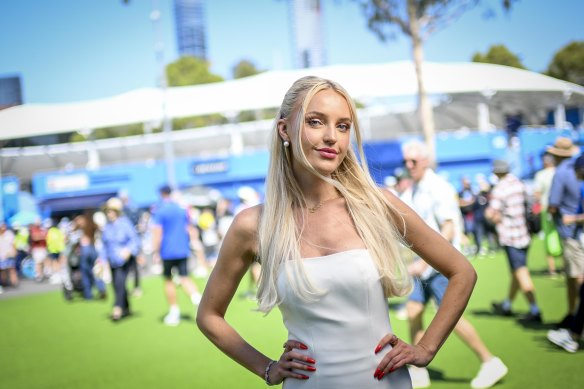 Australian Open influencer and tennis WAG Morgan Riddle is facing some new competition with boyfriend Taylor Fritz out of the tournament. 