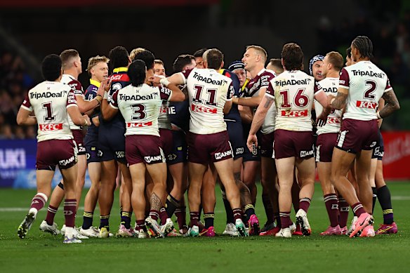 There isn't missing intensity when clashed handle with Melbourne on Saturday.
 