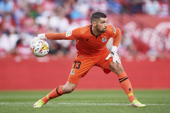 Mathew Ryan has played just twice for Real Sociedad since signing for them in July.
