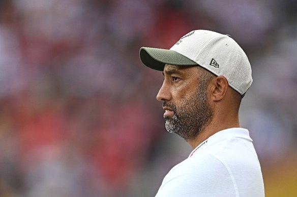 Wests Tigers coach Benji Marshall.