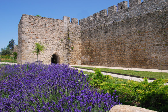 The walled city of Evora.