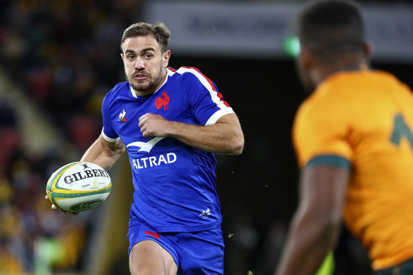 France’s Melvyn Jaminet in action during a 2021 international against Australia in Brisbane.