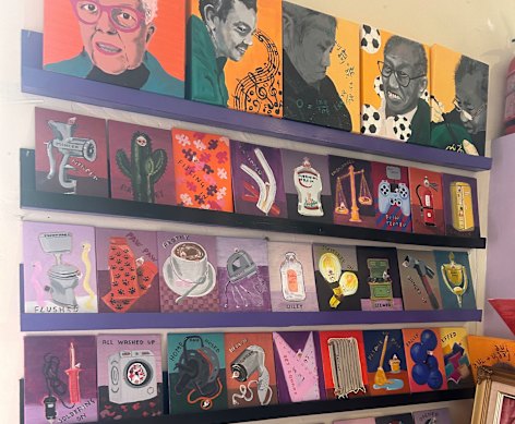 Art adventure: Some of Chong’s paintings will also be exhibited at the Rising festival.
