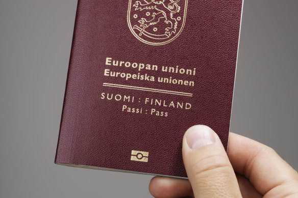 Finnish passport may finish.