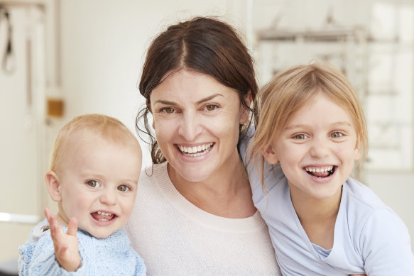 Ann Wilde, who owns a pilates business in Melbourne, says she missed the personal contact with clients and staff during the coronavirus pandemic while working from home.