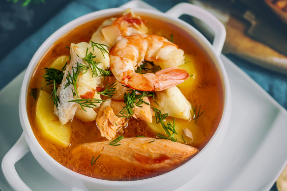 Bouillabaisse; the Marseille signature dish.