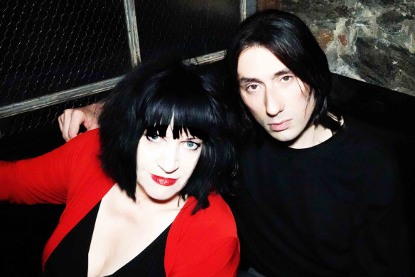 Lydia Lunch and Joseph Keckler: “He comes in smooth, charismatic, sexy, and then I pounce,” she says.
