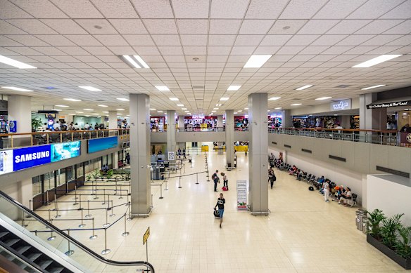 The airport’s look is dated.