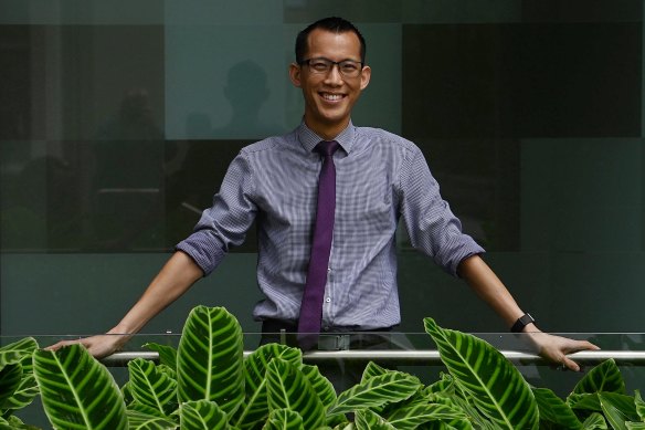 Maths teacher Eddie Woo had originally planned to teach History and English.