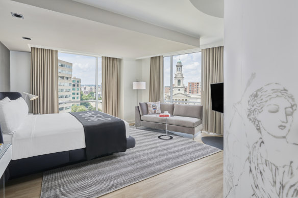Room with a view and views.