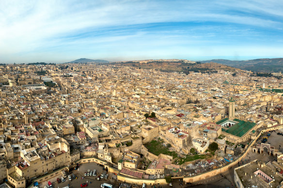 The Medina is a labyrinth of 10,000 twisting alleyways only passable on foot.