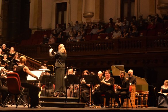 Elizabeth Scott conducts the Sydney Philharmonia Choirs’ Bach Mass in B Minor.