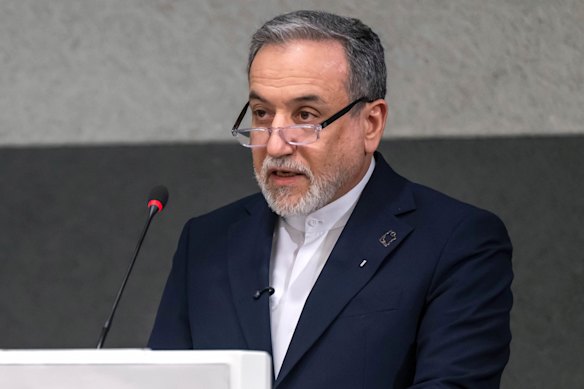 Iranian Foreign Minister Abbas Araghchi.