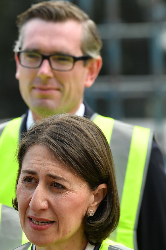 NSW Treasurer Dominic Perrottet and Premier Gladys Berejiklian.