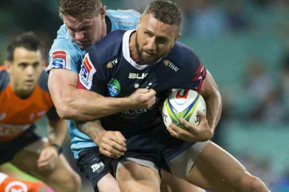 Rebel with a cause: Quade Cooper is back from the wilderness.