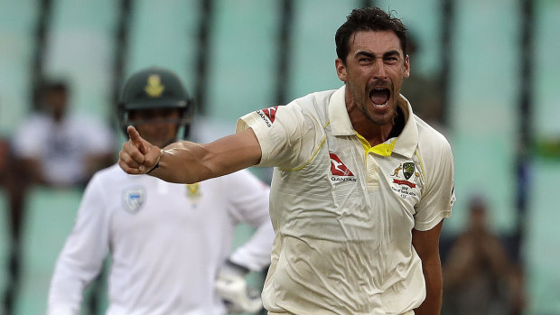 Recovered: Mitchell Starc is expected to play in the third Test starting on Thursday.