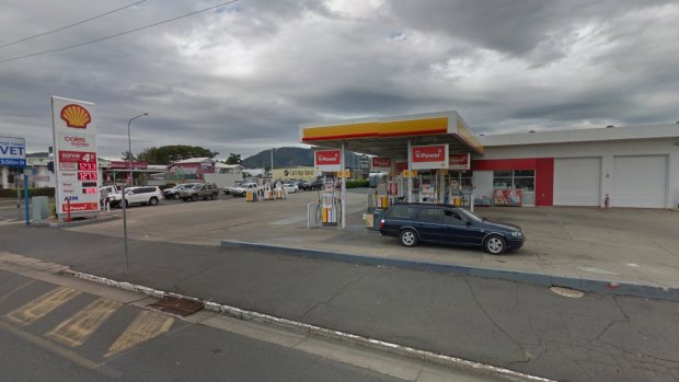 The Coles Express service station on the corner of High Street and Musgrave Street in Berserker.