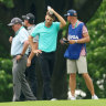 ‘I hope he’s all right’: Cam Smith tee shot hits opponent in the head at PGA