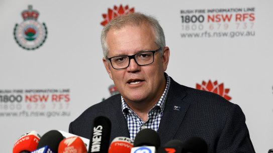 Prime Minister Scott Morrison's approach to climate change has been called lethargic..