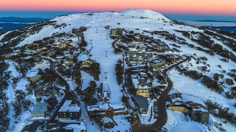 Skiing started on Mount Buller 100 years ago. It was very different