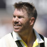 David Warner after he was sent packing by Mohammed Siraj in the World Test Championship final.