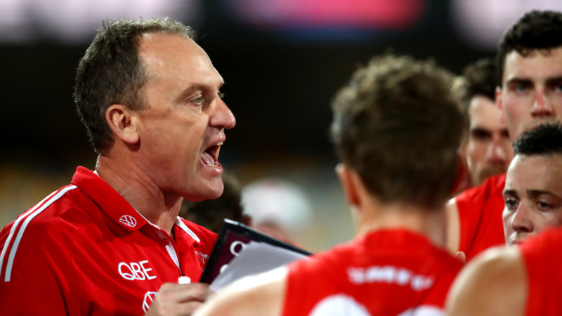 Afl 2020 Sydney Swans Coach John Longmire Says Shorter Games Reduced Seasons Could Extend Some Afl Careers