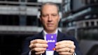 MYOB CEO Paul Robson with a SOLO bank card, a key talking point at recent meetings with Silicon Valley-types. 
